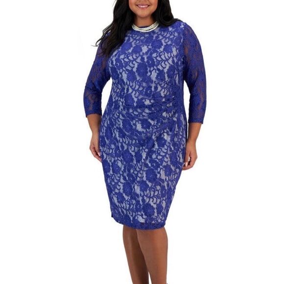 Kasper Laurissa Lace Sheath Dress - Picture 1 of 4